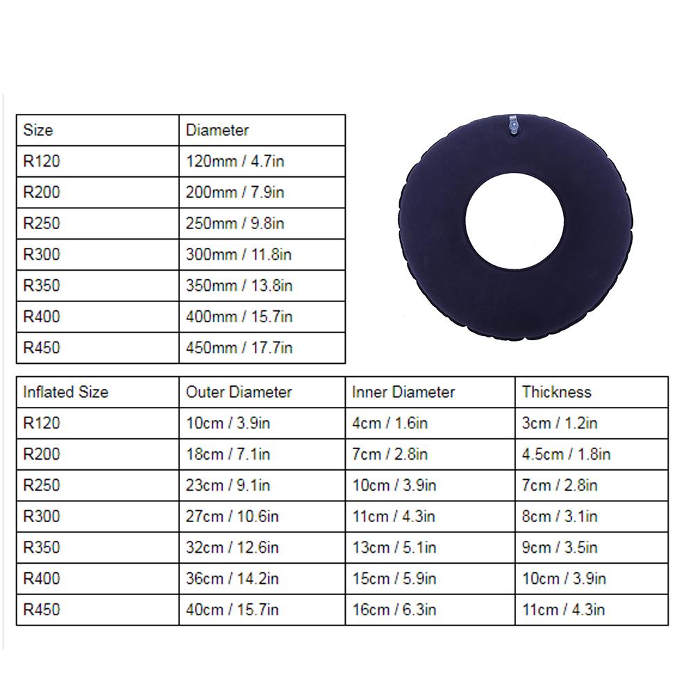 Bedridden Patient Wheelchair Inflatable Anti Bedsore Seat Cushion Pad Mat(R450 )