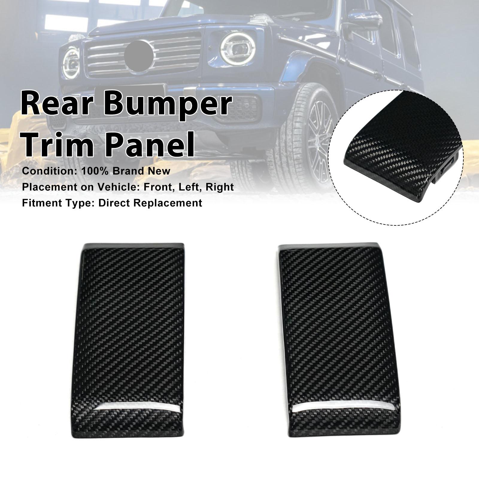 Carbon Fiber Rear Bumper Guards Cover Trim Fit Mercedes Benz W465 G63 2025+
