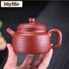 240ml Creative Yixing Purple Clay Teapots Handmade De Zhong Pot Raw Ore Dahongpao Mud Kettle With Infuser Chinese Zisha Tea Set