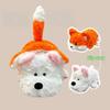 18cm Creative Transform Plush Toy Cute Fox Dog Shark Bee Tortoise Flip Over Soft Stuffed Doll Pillow Home Decor Birthday Gift