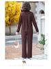 Spring 2025 Casual Suit for 50-Year-Old Women: Two-Piece Sporty Set for Middle-Aged and Elderly Moms