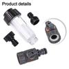 For Garden Pumps Quick Adapter System Pressure Washer Filter Kit For Outdoor Use 21*7*7CM Hose Removes Impurities