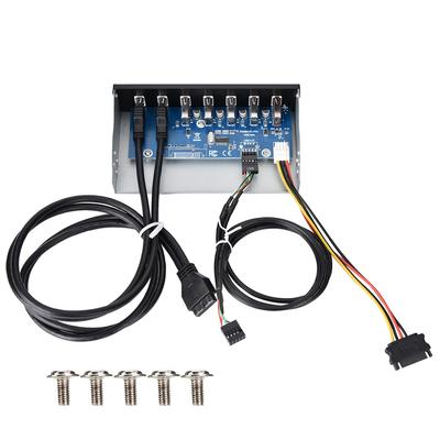 USB3.0 Optical Drive Front Panel 5.25 Inch 7 Port HUB 19PIN To 2 Port U3+4 Port U2 Fast Chargin