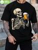 BestSelling 100 Cotton Skull Print Trendy Cool Unisex TShirt Summer Daily Outdoor Sports Party Casual Loose Street ShortSleeve