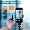 Kabelloser Selfie-Stick-Stativständer mit kleinem Bildschirm-Casting-Selfie-Monitor Bluetooth-Fernbedienung für Smartphone-Selfie
