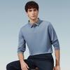 Judger Men's 7A Anti-Bacterial Wrinkle-Resistant Long Sleeve Polo Shirt