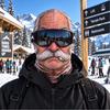 3D-gedruckte Vollgesichtsmaske für alten Mann, winddichte Winter-Skimütze, lustige realistische Gesichtsbedeckung für Motorrad, Wandern, Outdoor-Sport