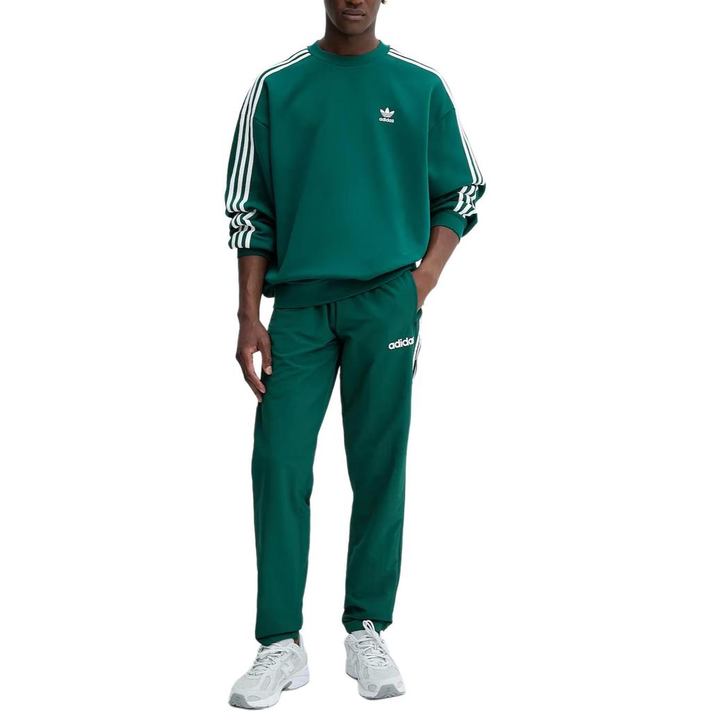 adidas Originals Gestreift Locker Geschnitten Rundhals Drop Shoulder Langarm Sweatshirt Herren sweatshirt KA0467