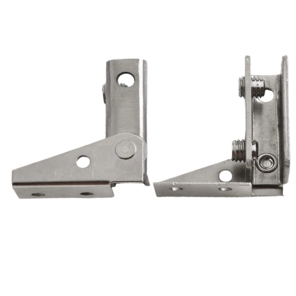 Non-perforated Glass Door Hinge Side Mounted Cabinet Glass Hinge  Kitchen Shelves