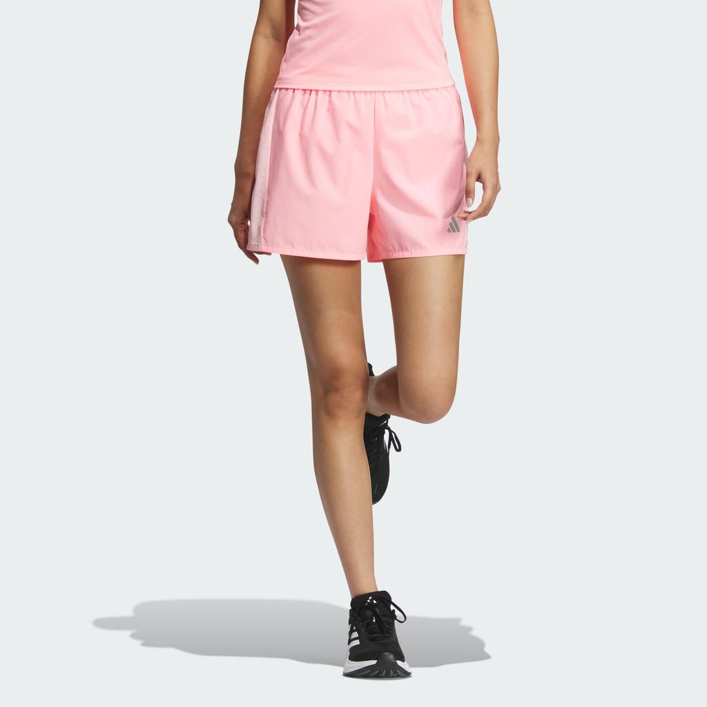 adidas Ess Rn Short Solid Color Elastic Waist Running Sports Shorts Women Shorts Pink JV6931