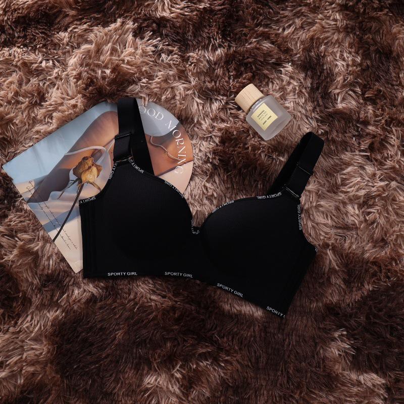 Plus Size Seamless Push-Up Bra with Side Support - Anti-Sagging for a Smaller Look