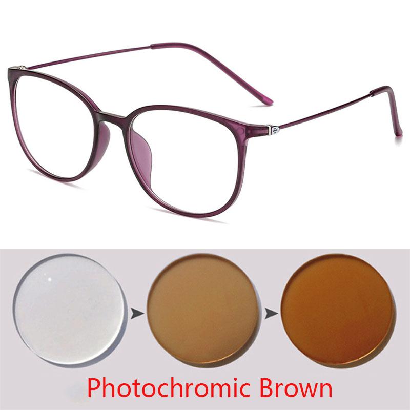 Katzenaugen Photochrome Lesebrille Herren Metall Weitsichtbrille Damen Altersweitsichtbrille +1,0 +1,5 +2,0 +2,5 +3,0 Bis +6,0