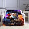 3D KOF game Cartoon blanket Warm Flannel blankets Soft and comfortable blanket Home Travel Blankets bed linings Birthday Gift