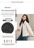 Women's Stylish Diamond Pattern Short Down Jacket - Winter Loose Thickened Coat, 2025 New Style for Petite Sizes.