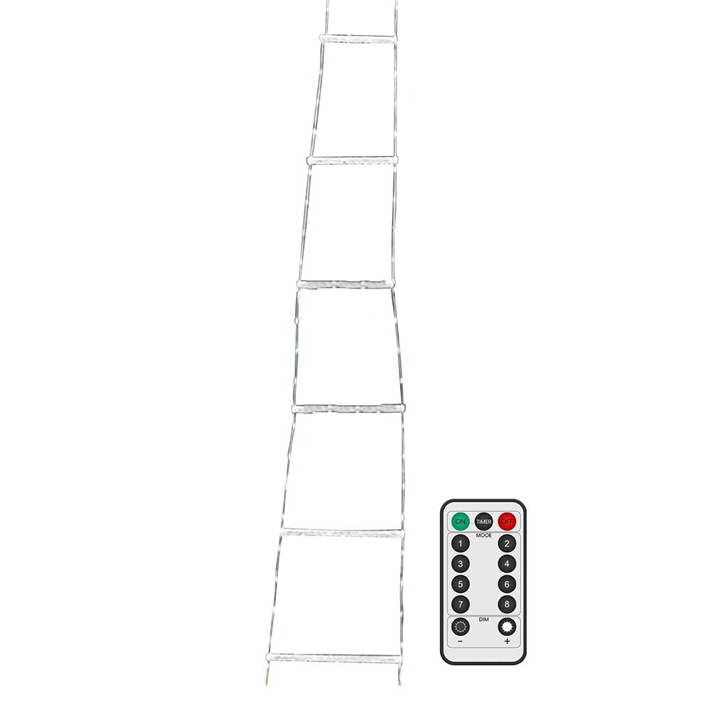 

USB Remote Control Christmas Decorations 1.5M/3M Strip Lamp Ladder Outdoor 150cm(59.06in)-Four Colors