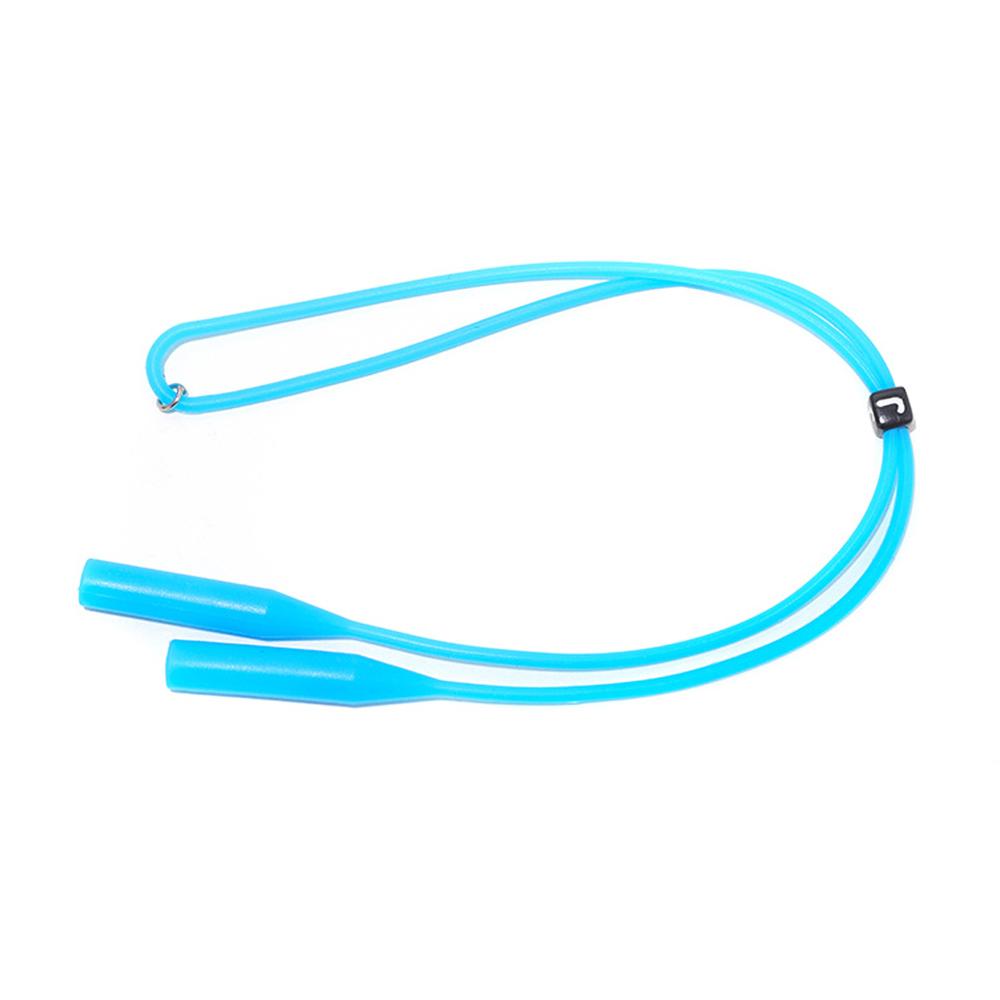 

Silicone world Adjustable Silicone Eyeglasses Straps Sunglasses String Ropes Glasses Chain Sports Holder Elastic Anti Slip Cords небо синє кольору