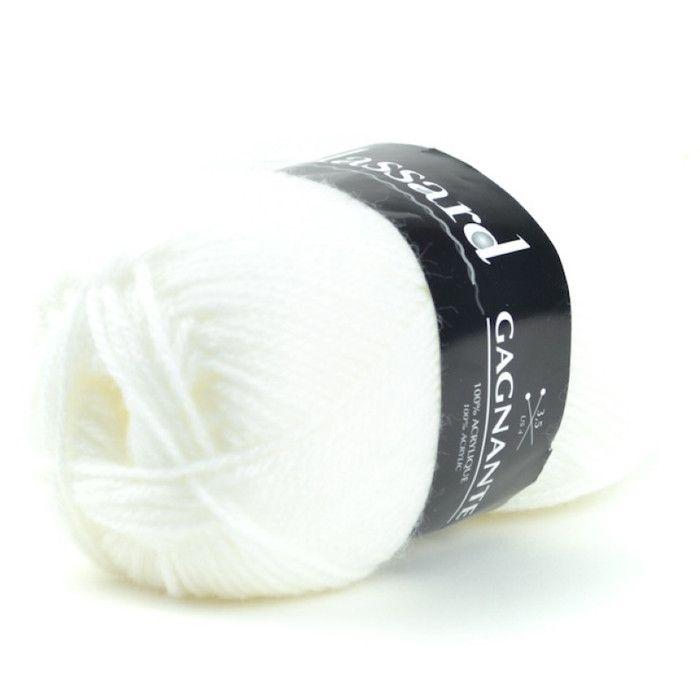 Wool Plassard Gagnante 010 White