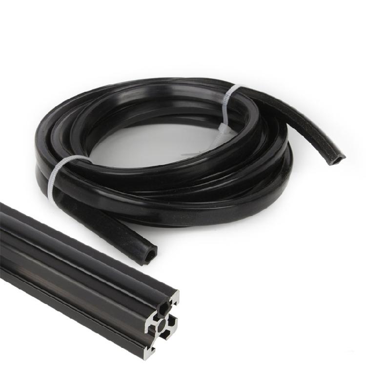 Colored 4 Meter PVC Flat Seal for Sealing and Decorating 2020 V Slot Aluminum Structure