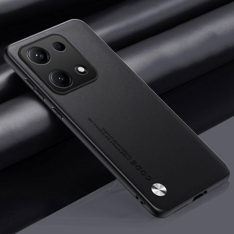 Luxuriöse PU-Lederhülle für Xiaomi Redmi Note 14S 4G Rückseite Silikon Stoßfest Vollschutz Handyhülle für Redmi Note14S
