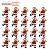 Christmas Hanging Ornaments Cute Fabric Dolls Santa Snowman Reindeer Bear Decorations for Christmas Tree Holiday Party Gift