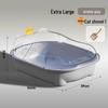 Thickened Semi-Enclosed Oversized Splash-Proof Cat Litter Box