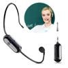 2.4G Wireless Microphone Headset Long Range Mic System Wireless Headset & Handheld 2 in 1 Mic for Teach Outdoor Speech