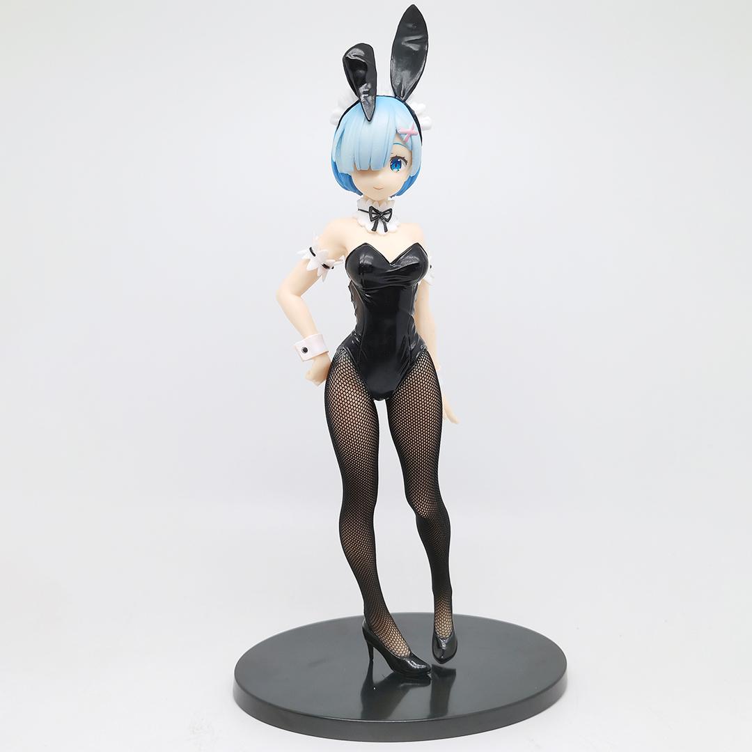

FuRyu BiCute Bunnies Anime Re: Life a Different World from Zero REM Remu RAM Bunny PVC Action Figure Toy Set Figure Doll W145799WW-