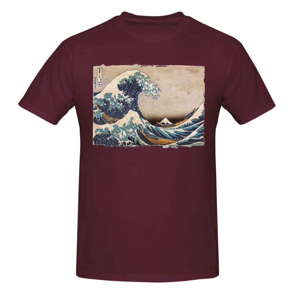 Japanese Waves Hokusai Vintage T Shirts Graphic Y2k Idea Oneck Unisexs Wounisex T Shirts Clothes