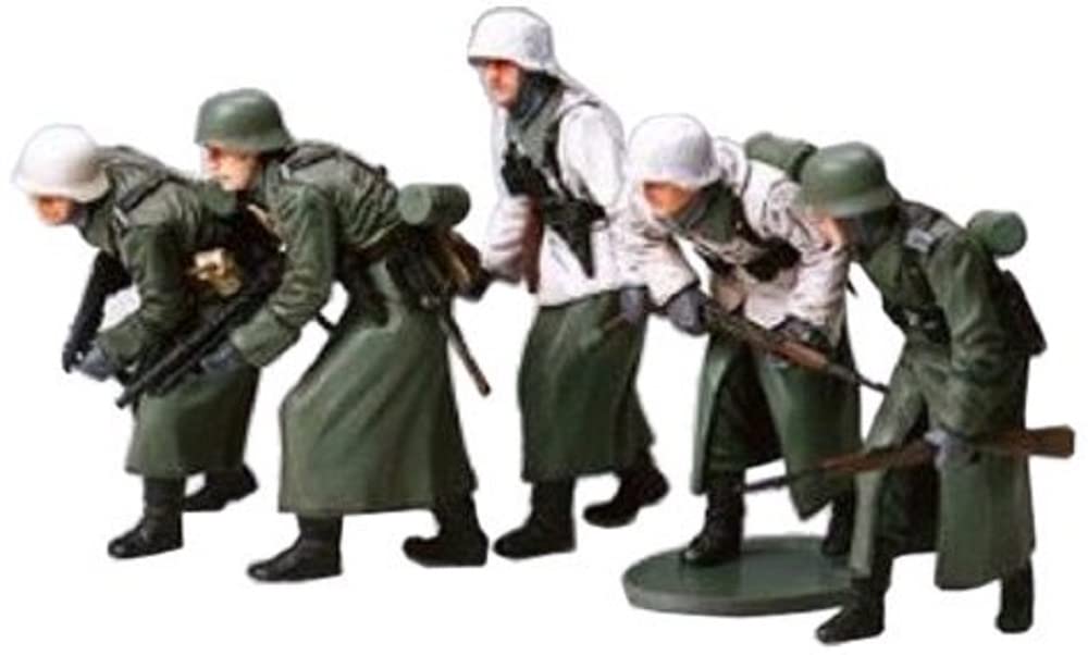 Tamiya Military Miniature Series 256 German Army Winter Infantry Advance Set Plastic Model 35256 1/35 No.
