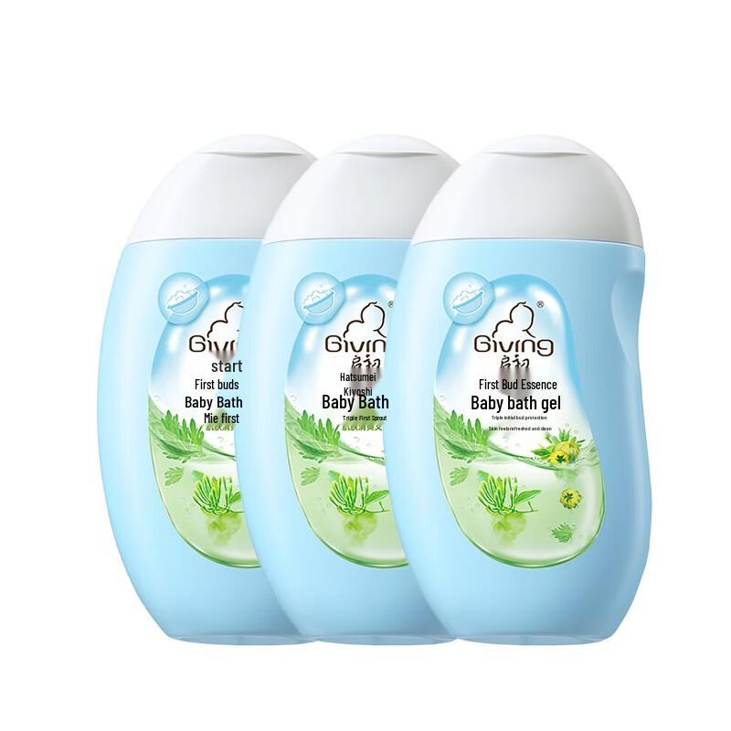 Qichu Fresh Bud Baby Gentle Body Wash 3-Pack