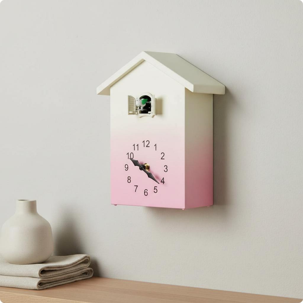 Cuckoo Wall Timepiece Cute Design Home Decor