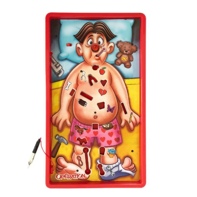 Симуляция Хирургической Операции Врачей Пазл Карточная Игра со Звуком Развивающая Дошкольная Игрушка Red Cards