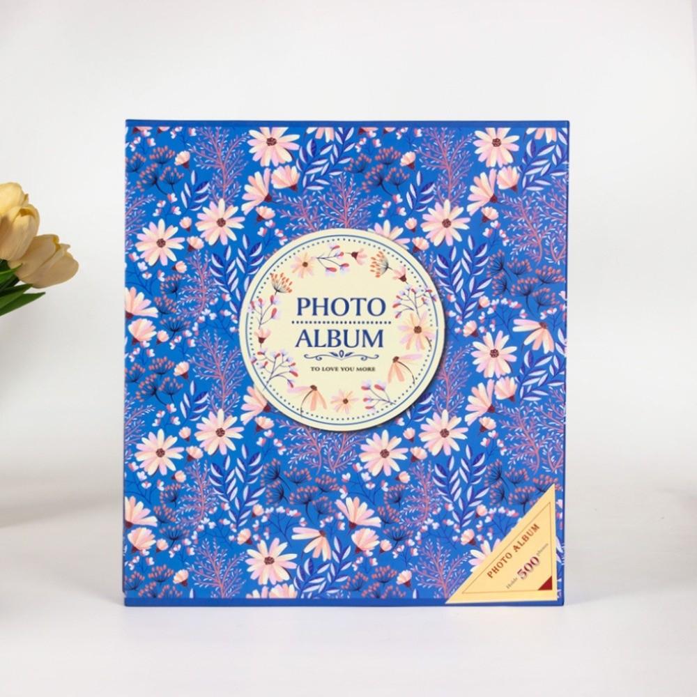 6 Zoll 500 Taschen Scrapbook-Album Laminierte Einsteck-Fotoalben Fotoaufbewahrung Aufbewahrung für Zuhause