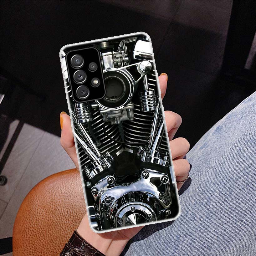 Steampunk Getriebe Mechanische Abdeckung Telefon Fall Für Samsung Galaxy A53 A52 A73 A72 A12 5G A13 A22 A23 A32 A33 a02S A03S A42 A43 A50S