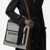 Burberry Pocket Bag Vintage Two-Tone Detachable Adjustable Shoulder Strap Canvas And Leather Medium Shoulder Crossbody Tote Women Bags 80323361