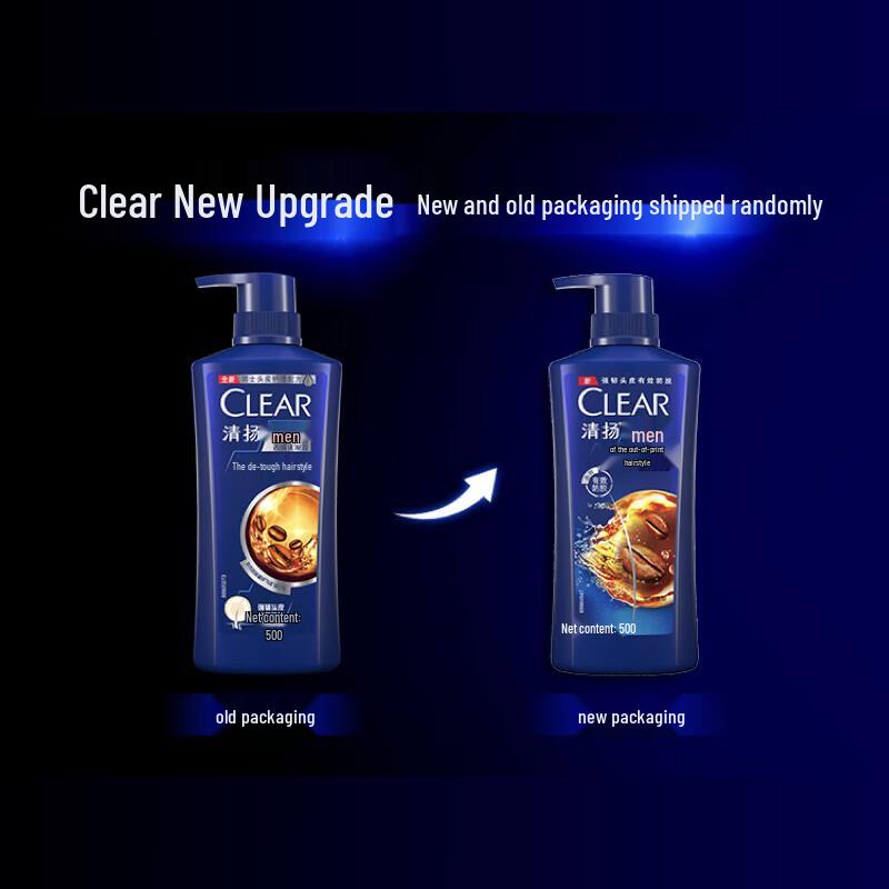 Clear Men Anti-Dandruff & Anti-Hair Loss Shampoo 500g