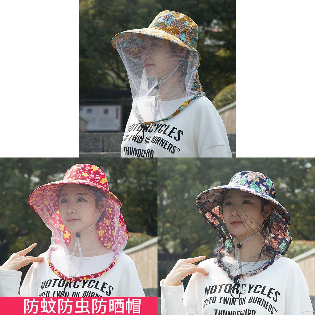 Traditional Farmer Hat With Mesh Face Shield Uv Sun Protection For Outdoor Gardening And Fishing