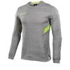 KELME 3871500 Sweater Melange Gray/Neon Yellow