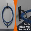 Multipurpose Battle Rope Wall Mount Kit With Anchor And Storage Hook For Home Gym Organization And Space Saving