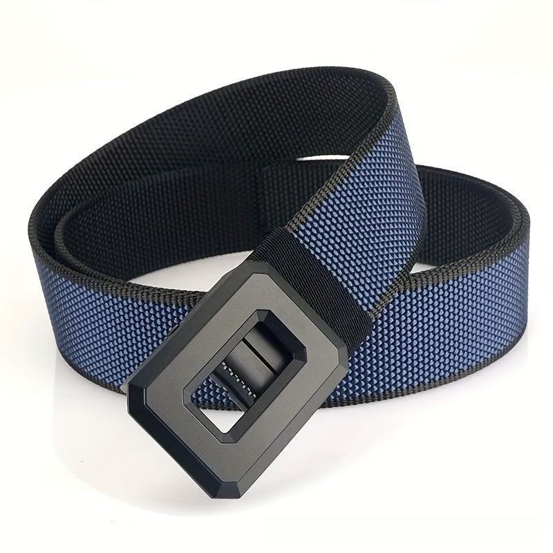 Mling Men s Nylon Canvas Double-Sided Tactical Belt