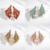 Earrings Jewelry Exaggerated Full Rhinestone Tassel For Women Summer