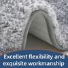 Snowflake Fleece Floor Mat, Door Carpet, Absorbent Foot Mat, Bathroom Door Mat, Toilet Bathroom Non-Slip Mat Three-Piece Set