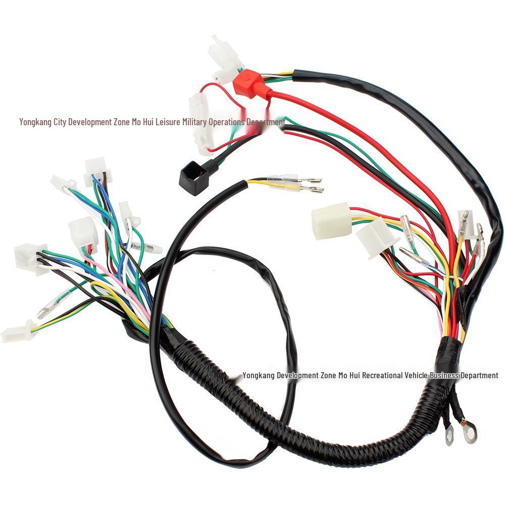 

50-110CC ATV Quad Wiring Harness with Anti-theft Function Hybrid Model