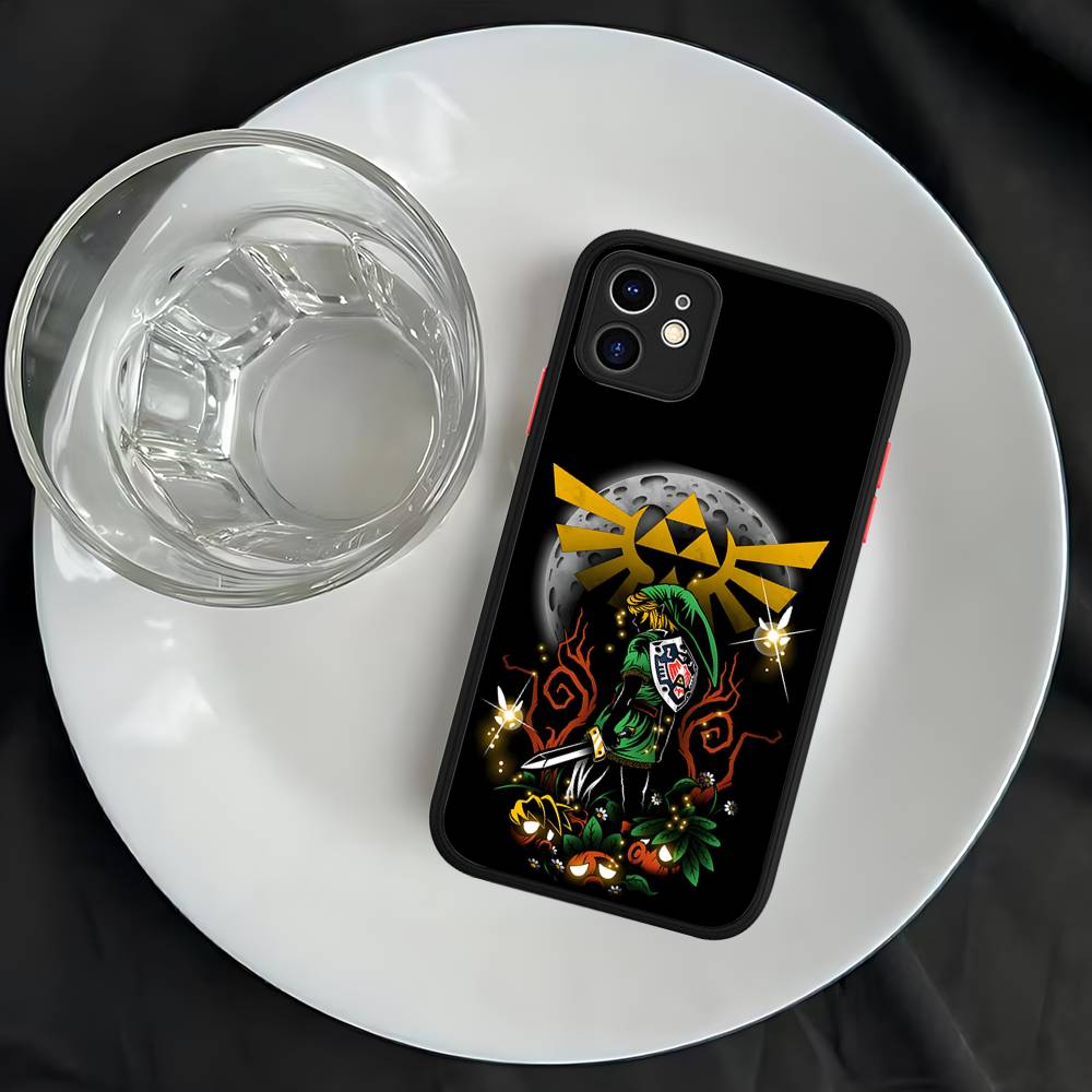 Hot Game The Legend Of Zeldas Silicone Matte Phone Case For Iphone 13 14 15 16 Pro Max 11 12 X Xs Max Soft Cover