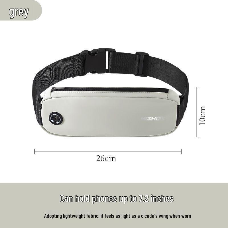 Women's Waterproof Running Waist Pack - Large Capacity, Invisible Storage for Outdoor Fitness & Travel