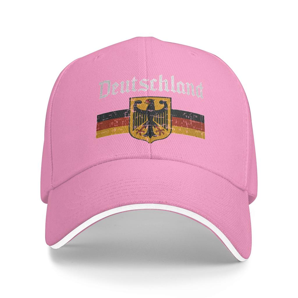 Summer Casual Baseball Cap Deutschland Flag of German Kpop Rock Trucker Hat For Unisex Men Sun Visor  Street Style Baseball Caps