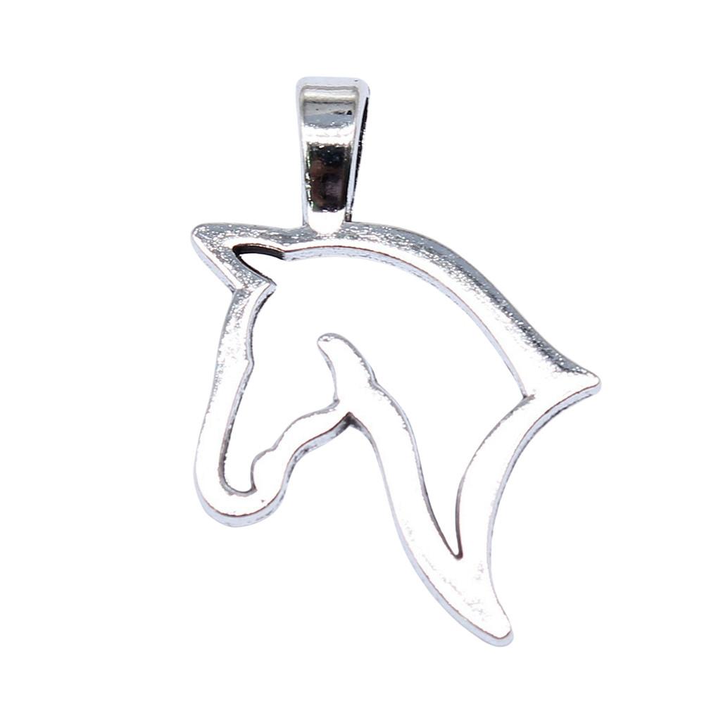 Antique Horse Pendants Metal Animal Charms For DIY Jewelry Handmade Craft Supplies
