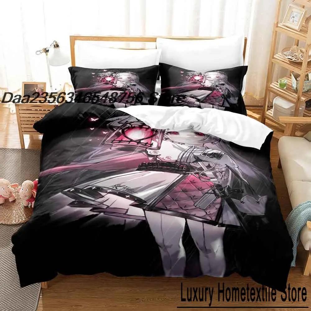 New Arknights Bedding Set Single Twin Full Queen King Size Bed Set Adult Kid Bedroom Duvet Cover Sets 3D Anime Bed Sheet Set
