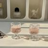 Creative Retro Engraved Glass Cups, Mini Fruit Wine Glasses, and Exquisite Tall Glasses