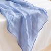 10pcs 36x118inch Sage Green Cheesecloth Table Runner Boho Gauze Wedding Dining Table Decor Reception Bridal Shower Tablecloth